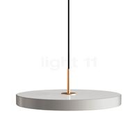Umage Asteria Suspension LED blanc brumeux/cover laiton - Ra 83 Ce luminaire comporte des modules à LED prémontés de classes énergétiques A A++, A+, A