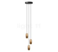 Umage Brighter Days Suspension 3 foyers penta - laiton