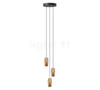 Umage Brighter Days Suspension 3 foyers quadra - laiton