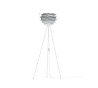 UMAGE Carmina Mini Lampadaire Stehleuchte, gris clair avec tripode blanc