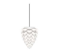 UMAGE Conia Mini Suspension Pendelleuchte, blanc avec suspension noire