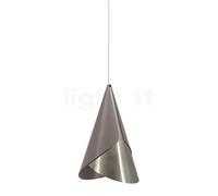 Umage Cornet Suspension marron/acier - cache-piton conique - câble blanc