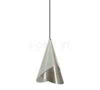 Umage Cornet Suspension olive/acier - cache-piton conique - câble noir