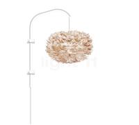 Umage Eos Applique châssis blanc/abat-jour marron - ø35 cm