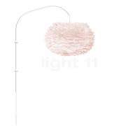Umage Eos Applique châssis blanc/abat-jour rose - ø45 cm