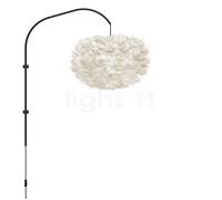 Umage Eos Applique châssis noir/abat-jour blanc - ø45 cm
