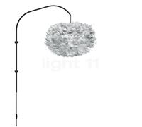 Umage Eos Applique châssis noir/abat-jour gris - ø45 cm
