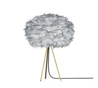 Umage Eos Lampe de table châssis laiton/abat-jour gris - ø45 cm