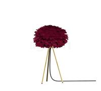 Umage Eos Lampe de table châssis laiton/abat-jour rouge - ø35 cm , Vente d'entrepôt, neuf, emballage d'origine