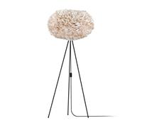 UMAGE Eos Light Brown Lampadaire Stehleuchte, version Eos XL (diamètre 75 cm) avec tripode noire