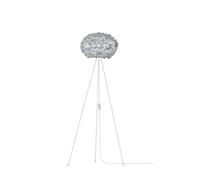 UMAGE Eos Light Grey Lampadaire Stehleuchte, Eos Medium (45cm) avec trépied blanc