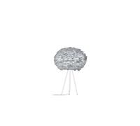 UMAGE Eos Light Grey Lampe de table Tischleuchte, Eos Medium (45 cm) avec trépied blanc