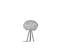 UMAGE Eos Light Grey Lampe de table Tischleuchte, Eos Medium (45 cm) avec trépied noir