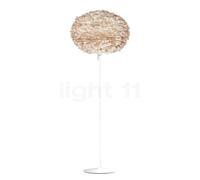 Umage Eos Santé Lampadaire châssis blanc/abat-jour marron - ø75 cm