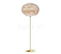 Umage Eos Santé Lampadaire châssis laiton/abat-jour marron - ø75 cm