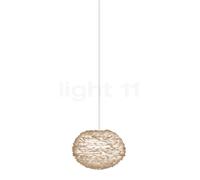 Umage Eos Suspension abat-jour marron/câble blanc - ø20 cm