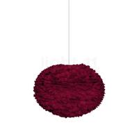 Umage Eos Suspension abat-jour rouge/câble blanc - ø65 cm