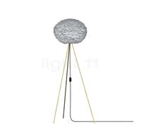 Umage Eos Tripod Lampadaire châssis laiton/abat-jour gris - ø45 cm