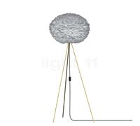 Umage Eos Tripod Lampadaire châssis laiton/abat-jour gris - ø65 cm , Vente d'entrepôt, neuf, emballage d'origine