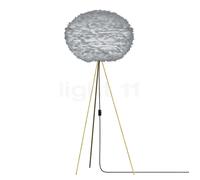 Umage Eos Tripod Lampadaire châssis laiton/abat-jour gris - ø75 cm