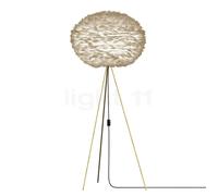 Umage Eos Tripod Lampadaire châssis laiton/abat-jour marron - ø75 cm