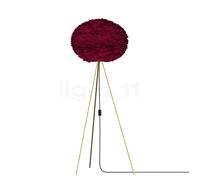 Umage Eos Tripod Lampadaire châssis laiton/abat-jour rouge - ø65 cm