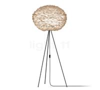 Umage Eos Tripod Lampadaire châssis noir/abat-jour marron - ø75 cm