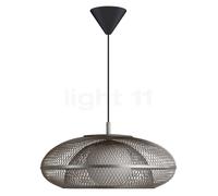Umage Faraday Suspension auvent conique - tête en acier/câble noir/auvent noir - ø45 cm