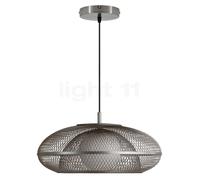 Umage Faraday Suspension cache de plafond rond - tête en acier/câble noir/cache de plafond en acier - ø45 cm