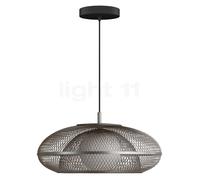 Umage Faraday Suspension cache de plafond rond - tête en acier/câble noir/cache de plafond noir - ø45 cm