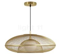 Umage Faraday Suspension cache-piton ronde - cache-piton laiton/câble noir - ø60,4 cm
