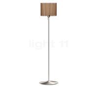 Umage Komorebi Santé Lampadaire abat-jour chêne foncé/pied acier - 33 x 20,7 cm