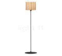 Umage Komorebi Santé Lampadaire abat-jour chêne naturel/pied noir - 33 x 20,7 cm