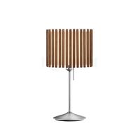 Umage Komorebi Santé Lampe de table abat-jour chêne foncé/pied acier - 33 cm - rectangulaire