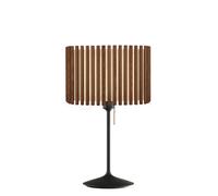 Umage Komorebi Santé Lampe de table abat-jour chêne foncé/pied noir - 42 cm - carré
