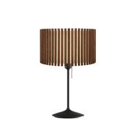 Umage Komorebi Santé Lampe de table abat-jour chêne foncé/pied noir - ø44,7 cm