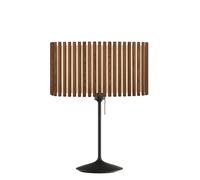 Umage Komorebi Santé Lampe de table abat-jour chêne foncé/pied noir - 50 cm - rectangulaire