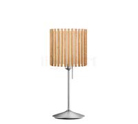Umage Komorebi Santé Lampe de table abat-jour chêne naturel/pied acier - 27,5 cm - carré