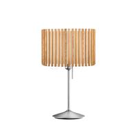 Umage Komorebi Santé Lampe de table abat-jour chêne naturel/pied acier - 40,9 cm - carré