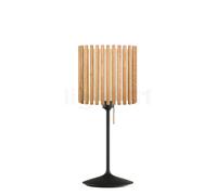 Umage Komorebi Santé Lampe de table abat-jour chêne naturel/pied noir - 27,5 cm - carré