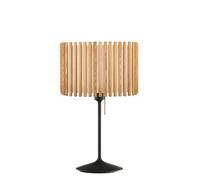 Umage Komorebi Santé Lampe de table abat-jour chêne naturel/pied noir - 40,9 cm - carré