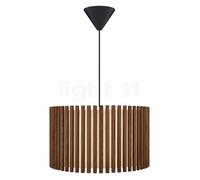 Umage Komorebi Suspension abat-jour chêne foncé/auvent noir - ø44,7 cm