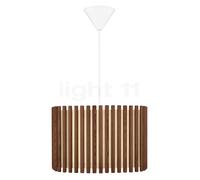 Umage Komorebi Suspension abat-jour chêne foncé/câble blanc - 42 cm - carré