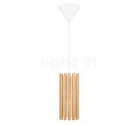 Umage Komorebi Suspension abat-jour chêne naturel/auvent blanc - ø11 cm