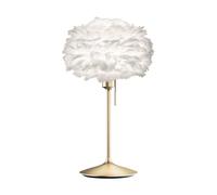 Umage Lampe de table Eos mini Blanc-Laiton brossé