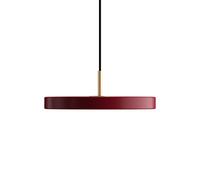 Umage Asteria Mini Suspension LED rouge/cover laiton - Ra 83 , Vente d'entrepôt, neuf, emballage d'origine Ce luminaire comporte des modules à LED prémontés de classes énergétiques A A++, A+, A