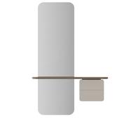 UMAGE Miroir One More Look - blanc crème - Chêne