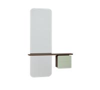 UMAGE Miroir One More Look - olive - Chêne foncé