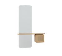 UMAGE Miroir One More Look - roseau vénitien - Chêne foncé