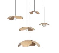 UMAGE Suspension Forget Me Not 5 abats-jour - oak